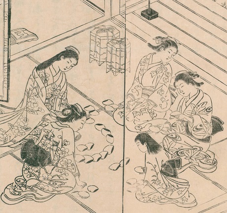 根津美術館 特別展 虎屋のおひなさま 作品紹介(牡丹唐草文貝桶 根津美術館 特別展 虎屋のおひなさま 作品紹介(牡丹唐草文貝桶